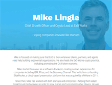 Tablet Screenshot of mikelingle.com